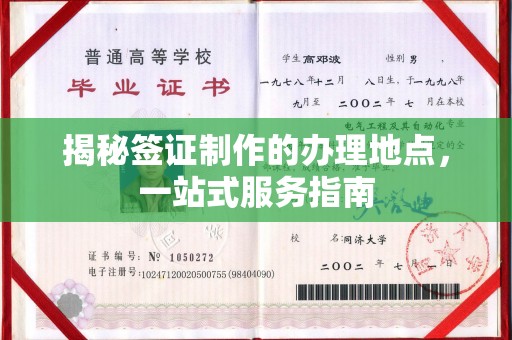 唐河揭秘签证制作的办理地点，一站式服务指南