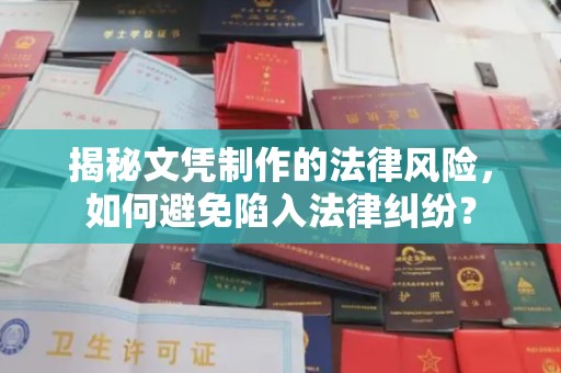 唐河揭秘文凭制作的法律风险，如何避免陷入法律纠纷？