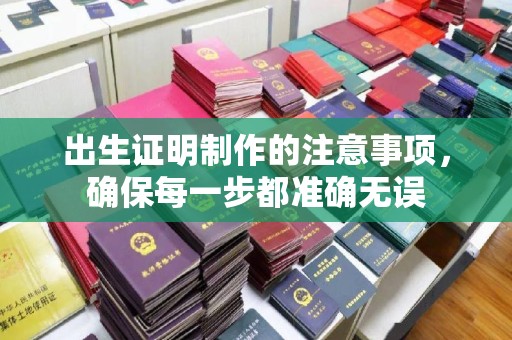 唐河出生证明制作的注意事项，确保每一步都准确无误