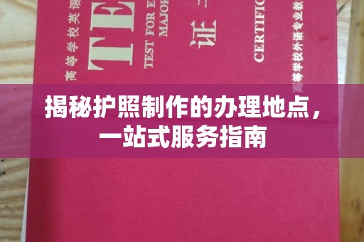 唐河揭秘护照制作的办理地点，一站式服务指南