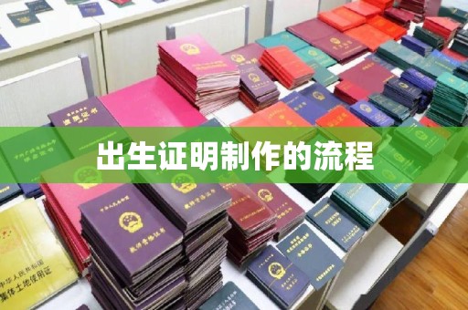 唐河出生证明制作的流程