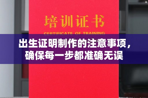 唐河出生证明制作的注意事项，确保每一步都准确无误