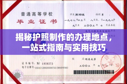 唐河揭秘护照制作的办理地点，一站式指南与实用技巧