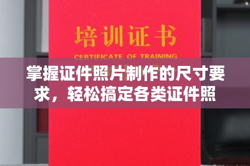 唐河掌握证件照片制作的尺寸要求，轻松搞定各类证件照