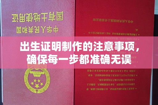 唐河出生证明制作的注意事项，确保每一步都准确无误