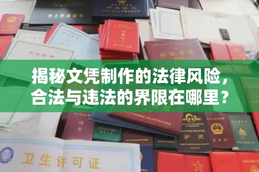 唐河揭秘文凭制作的法律风险，合法与违法的界限在哪里？