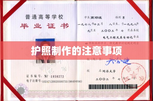 唐河护照制作的注意事项