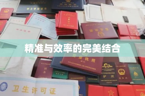 唐河精准与效率的完美结合