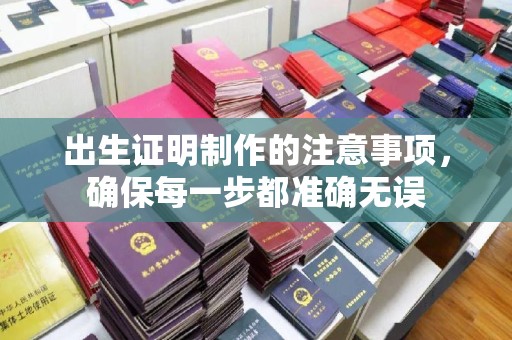 唐河出生证明制作的注意事项，确保每一步都准确无误